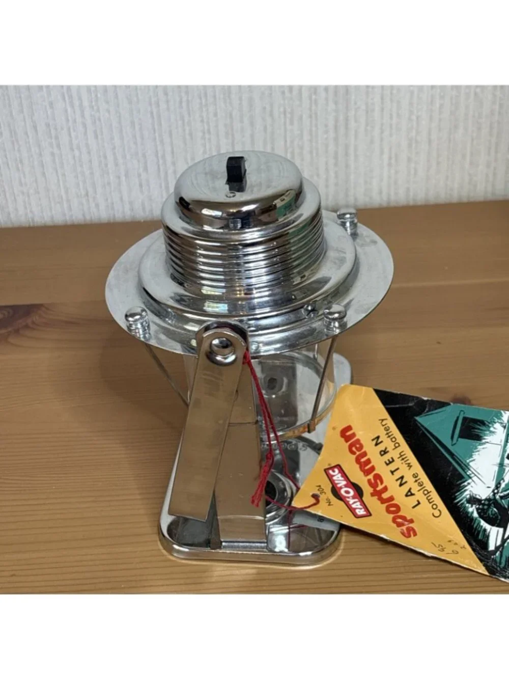 Vintage Ray O Vac Sportsman Lantern 304 Chrome Original Box Made in USA